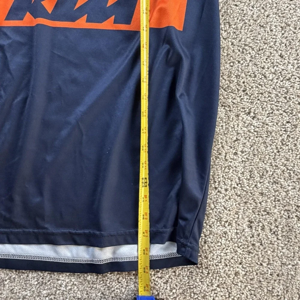 KTM Troy Lee Designs GoPro Shirt Mens L Blue Motocross Racing Team Tee